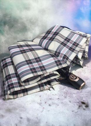 "принт клетки: зонт с 9 спицами и полностью автоматическим открыванием"