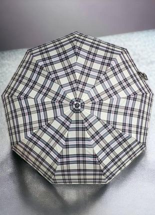 "принт клетки: зонт с 9 спицами и полностью автоматическим открыванием"