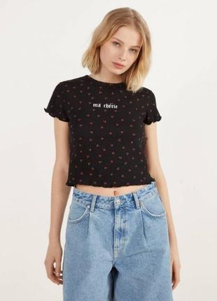 Футболка от bershka 🍒4 фото