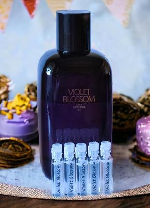 Женская парфумированая вода zara violet blossom пробник 1 ml