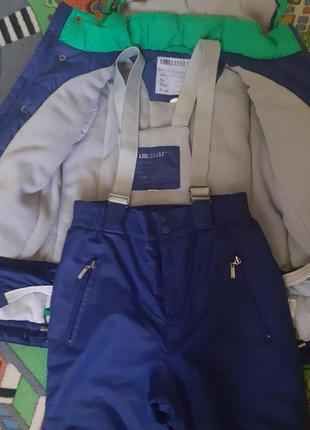 Зимовий термо-комплект (куртка+штани) libellule для хлопчика на 128+6 (стан нової речі)4 фото