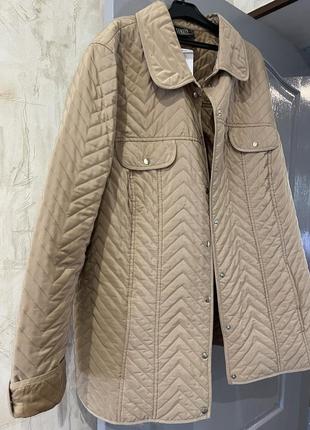 Стеганая оверсайз-рубашка