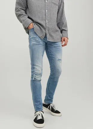 Джинси jack &amp; jones jjiglenn jjblair ge 202 noos slim fit