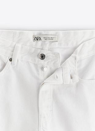 Укороченные джинсы прямого кроя от zara новая коллекция7 фото