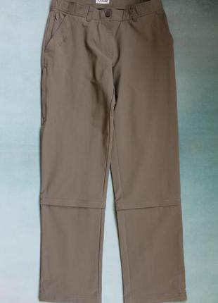 Schöffel® women's medina nos outdoor trousers-clay штани трекінгові стрейчові 2в1