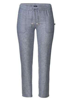 Женские льняные брюки штаны esmara германия, лен вискоза1 фото