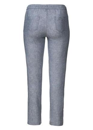 Женские льняные брюки штаны esmara германия, лен вискоза2 фото