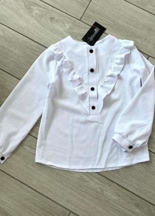 Школьная блузка рубашка