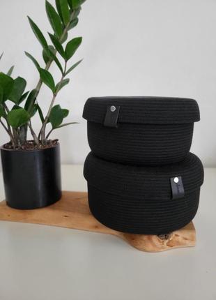 Розпродаж! ідеальні чорні кошики для зберігання