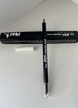 Карандаш для век марк the big intense kohl с аппликатором для растушевки, черный