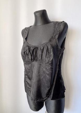 Черная блуза готок барышня викторианский романтичный стиль готический винтаж кружево бархат1 фото