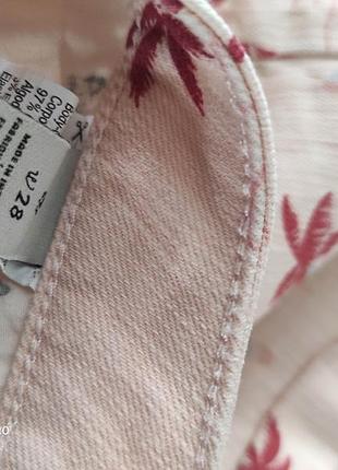 Maison scotch розовые шорты в пальмы 6