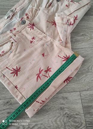 Maison scotch розовые шорты в пальмы 4