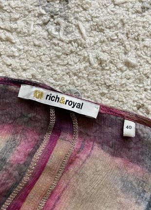 Шовкова блуза rich&amp;royal6 фото