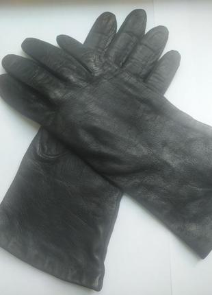 Перчатки жен кожа нат