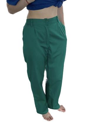 Брюки брюки красивого яркого зеленого цвета2 фото