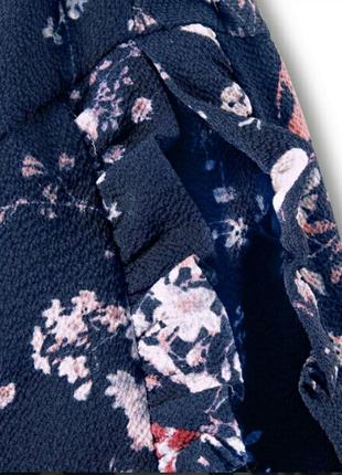 Нежная цветочная блуза свободного кроя от tchibo5 фото