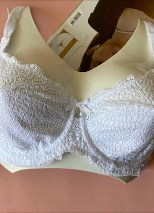 80/85с бюстгальтер на чашку с тонкий без поролона lanny mode белый