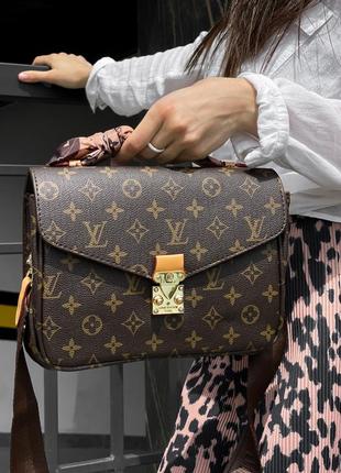 Женская сумка кроссбоди louis vuitton pochette2 фото