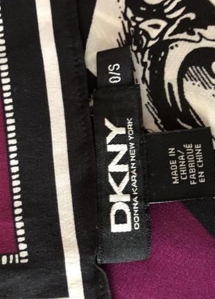 Крупный шелковый платок donna karan dkny4 фото