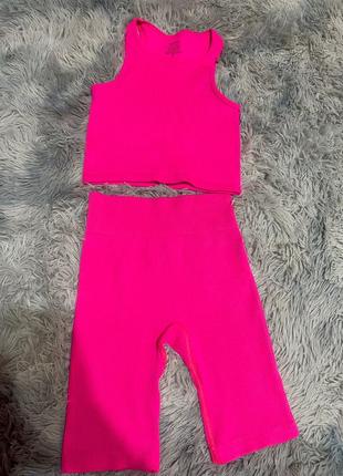 Костюм в рубчик з ефектом утягування💖