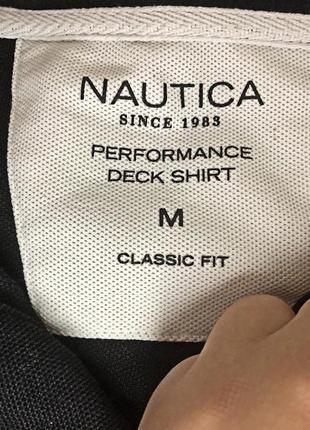 Мужская классическая рубашка поло с коротким рукавом nautica2 фото