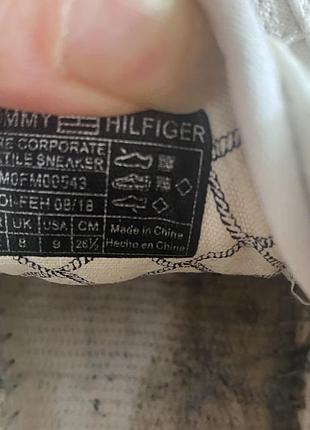 Текстильные кеды tommy hilfiger 41 4