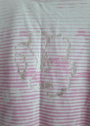 Нежная футболка, 52?-54-56?, стрейчевый трикотаж средней плотности из хлопка и эластана от ulla popken3 фото