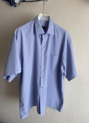 Рубашка мужская с короткими рукавами р.58- 602 фото