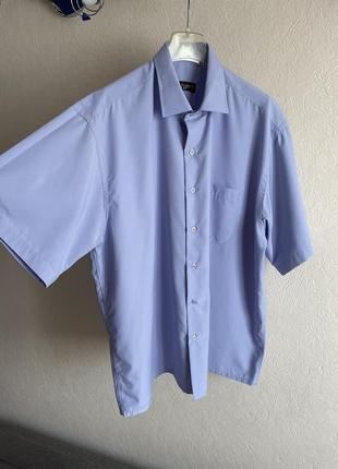 Рубашка мужская с короткими рукавами р.58- 605 фото