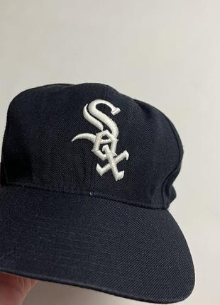 Винтажная кепка бейсболка new era chicago white sox major league pro model vintage baseball cap3 фото