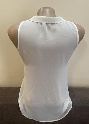 Белая блузка блузка рубашка белая3 фото