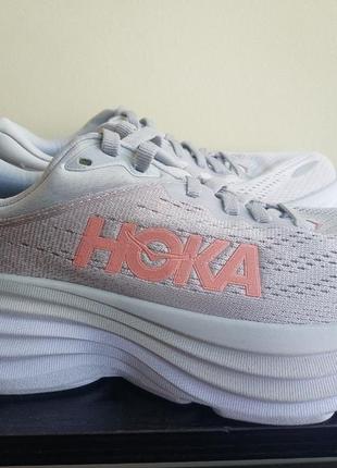 Женские кроссовки hoka one one w bondi 8 1127952 hmlr оригинал10 фото