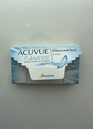 Лінзи acuvue oasys -0,5 розмір 8,4, 4 штуки