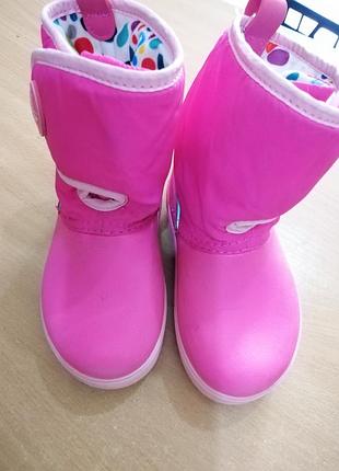 Сапожки на девочку, crocs 2