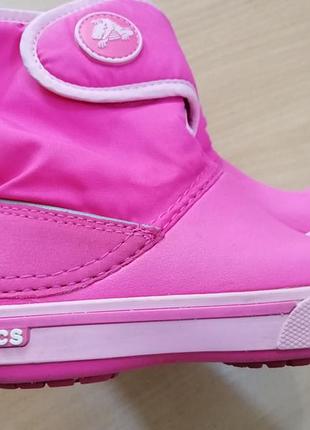 Сапожки на девочку, crocs 5