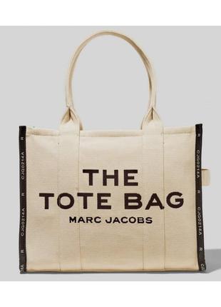 Велика полотняна сумка тоут the jaquard marc jacobs