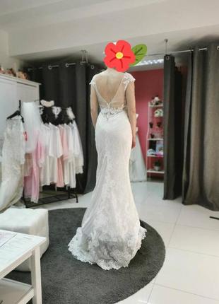 Весільна сукня, нова, стиль рибка4 фото