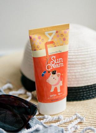 Солнцезащитный крем elizavecca - milky piggy sun cream spf 50+/pa+++ 50мл