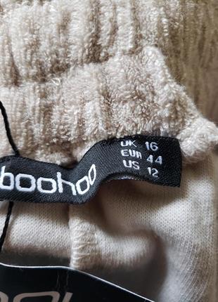 Новые шорты на комфортной талии с карманами оттенка камня boohoo5 фото