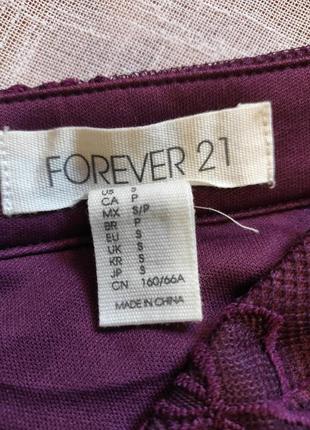 Стильная кружевная юбка forever 21 размер 36-s6 фото