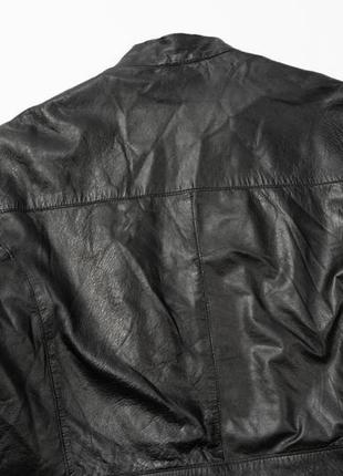 Soames 1961 england leather jacket мужская кожаная куртка6 фото