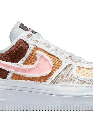 Меняющие свой вид кроссовки б/у найк nike air force 1 tear away fauna brown 44.5 р 29 см