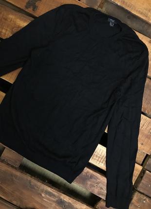 Мужская хлопковая кофта (джемпер) new look (нью лук мрр идеал оригинал черная)