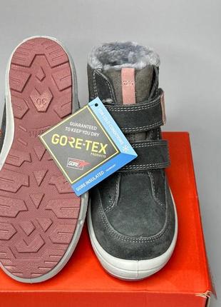 Зимние кожаные ботинки superfit groovy gore-tex 30 р, детские сапоги суперфит на девочку3 фото