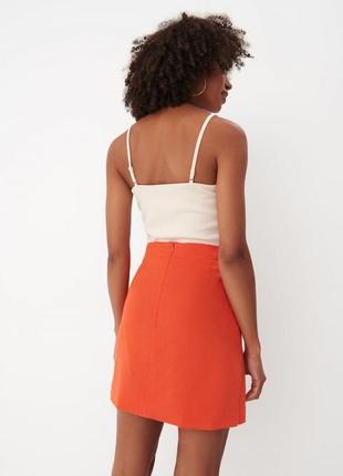 Крутевая стильная актуальная летняя юбка лен от mohito3 фото
