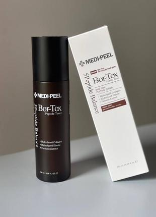 Антивозрастной пептидный тонер для лица medi-peel bor-tox peptide toner 180ml