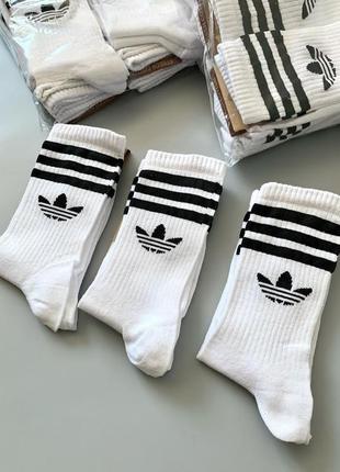 Высокие носки adidas, носки адидас, унисекс//(12 пар - 450 грн)