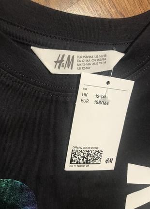 Новая футболка h&m c микки, р. xs-s ( можно на 12-14/14-16 лет )7 фото