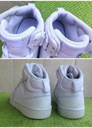 Кроссовки   nike  court borough mid 2 ( cd7782 - 100 ) унисекс4 фото